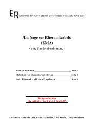 Fragebogen - Rudolf Steiner Schule Basel