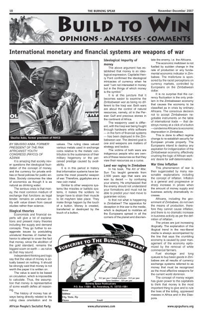 PDF of whole issue - Uhuru News