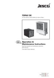 TOPAX DE Operation & Maintenance Instructions