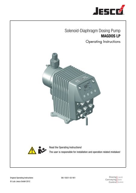 Solenoid-Diaphragm Dosing Pump