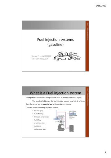 Fuel injection systems