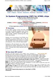 In System Programming (ISP) for ATMEL chips