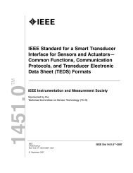IEEE Std 1451.0â¢-2007, IEEE Standard for a Smart Transducer ...