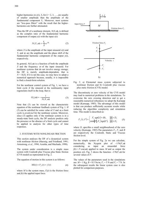 describing function analysis of mechanical systems with nonlinear ...