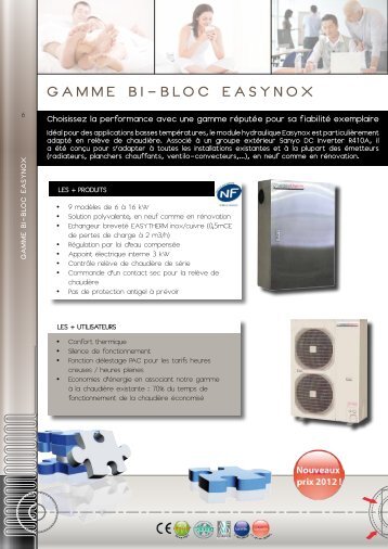 GAMME BI-BLOC EASYNOX - Easytherm