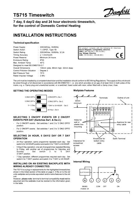 TS715 INSTALL.pdf - Heatweb