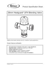 28mm Heatguard® UFH Blending Valve - Heatweb