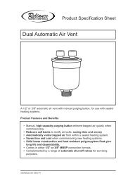 Dual Automatic Air Vent - Heatweb