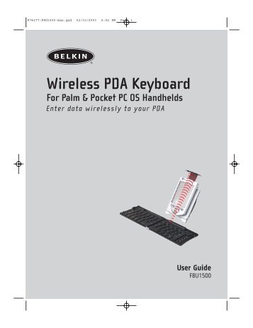 Wireless PDA Keyboard