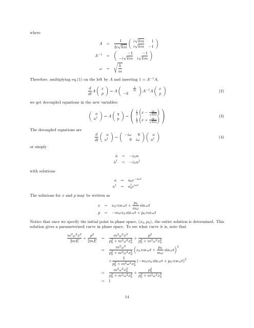 Hamiltonian Mechanics