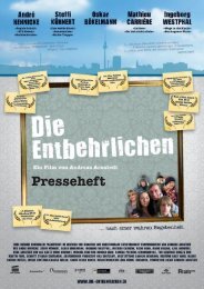 Die Entbehrlichen-Presseheft - drei-freunde