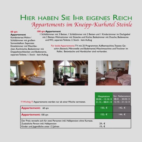 Einfach hier klicken - Kneipp Kurhotel Steinle in Bad WÃ¶rishofen