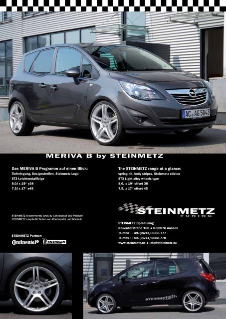 MERIVA B by STEINMETZ