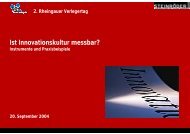 Ist Innovationskultur messbar? - steinroeder publishing consulting