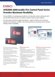 AFD2000 Addressable Fire Control Panel Series Provides ... - Stelfair