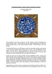 The Dendera Zodiac â Egypt's Answer to the ... - Stella Starwoman