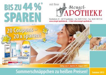 coupon! - Stengel Apotheke Helmut Bauer