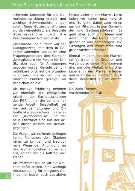 Lesen - Katholische Kirchengemeinde Seliger Niels Stensen