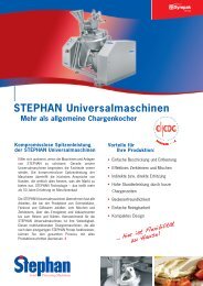 STEPHAN Universalmaschinen