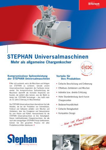 STEPHAN Universalmaschinen