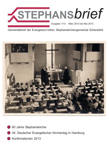 Ausgabe 1/2013 - Stephanskirche Schenefeld