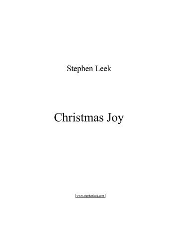 Christmas Joy - Stephen Leek