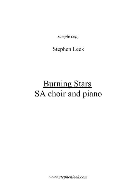 burning-stars-sa-pia.. - Stephen Leek