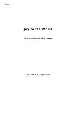 Joy to the World - FINAL score.MUS - James Stephenson