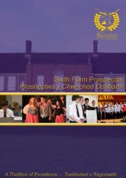 Sixth Form Prospectus 2013 - 2015