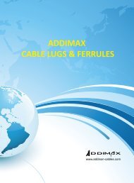 ADDIMAX CABLE LUGS & FERRULES