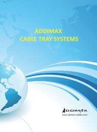 ADDIMAX CABLE TRAY SYSTEMS