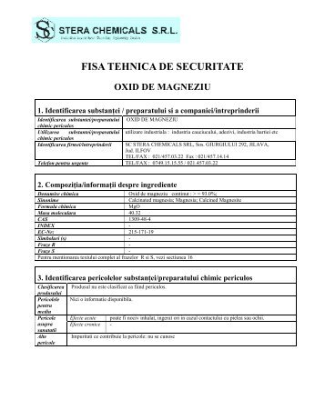 Oxid de magneziu.pdf - Stera Chemicals