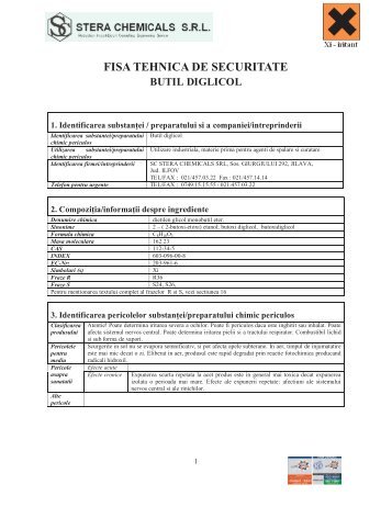 MSDS BUTILDIGLICOL.pdf - Stera Chemicals