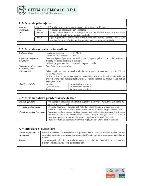 MSDS ULEI IN RAFINAT.pdf - Stera Chemicals