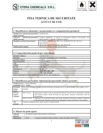 MSDS ACETAT DE ETIL.pdf - Stera Chemicals