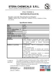 Fisa tehnica MONOETILENGLICOL.pdf - Stera Chemicals