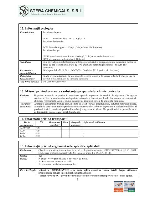 MSDS BUTIL GLICOL ACETAT.pdf - Stera Chemicals