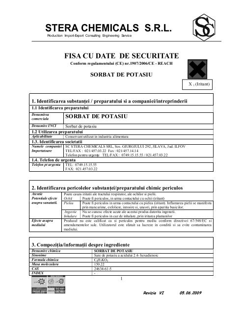 sorbat de potasiu.pdf - Stera Chemicals