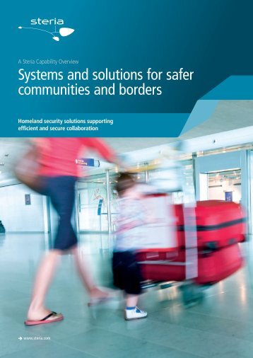 Systems and solutions for safer communities and borders - Steria
