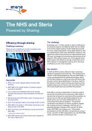 The NHS and Steria case study final