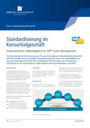 Standardisierung im Konsortialgeschäft (PDF) - Steria