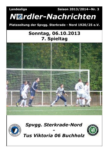 Zeitung vom 06.10.2013 - Spvgg Sterkrade Nord