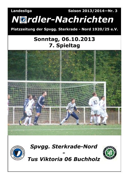 Zeitung vom 06.10.2013 - Spvgg Sterkrade Nord