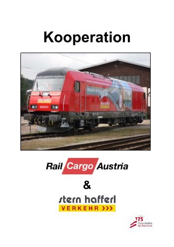 Weitere Informationen über diese Kooperation ... - Stern & Hafferl