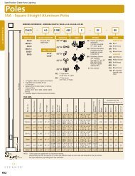 SSA - Square Straight Aluminum Poles