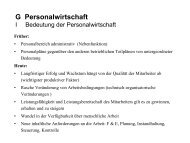 G Personalwirtschaft - Sternfeld.de