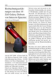 Beobachtungen mit dem 10 Zoll Galaxy Dobson - Sternfreunde ...