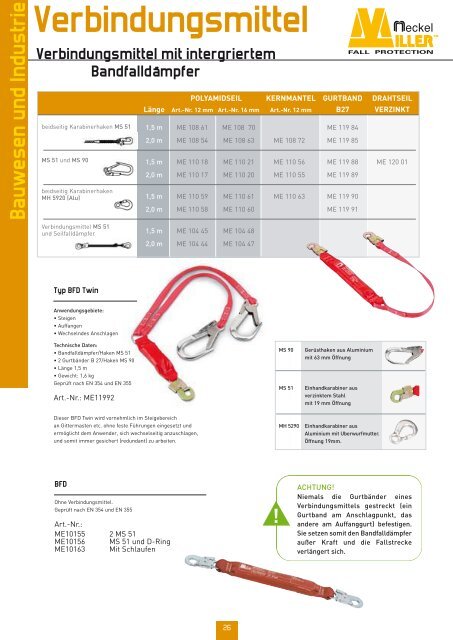 Catalogue 02 (Page 3) - Sternkopf - Seil und Hebetechnik