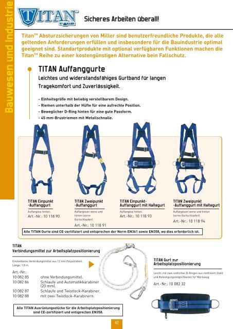 Catalogue 02 (Page 3) - Sternkopf - Seil und Hebetechnik