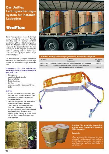 Uniflex - Ladungssicherungssystem - Sternkopf - Seil und Hebetechnik
